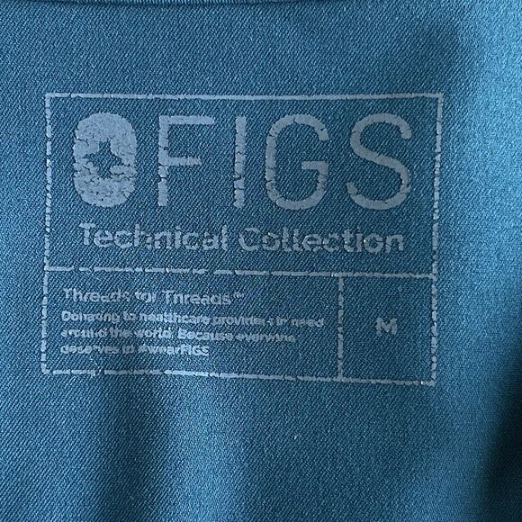 Figs Casma 3 Pocket Scrub Top Women Medium Tech Collection Medical Nursing - Picture 4 of 11